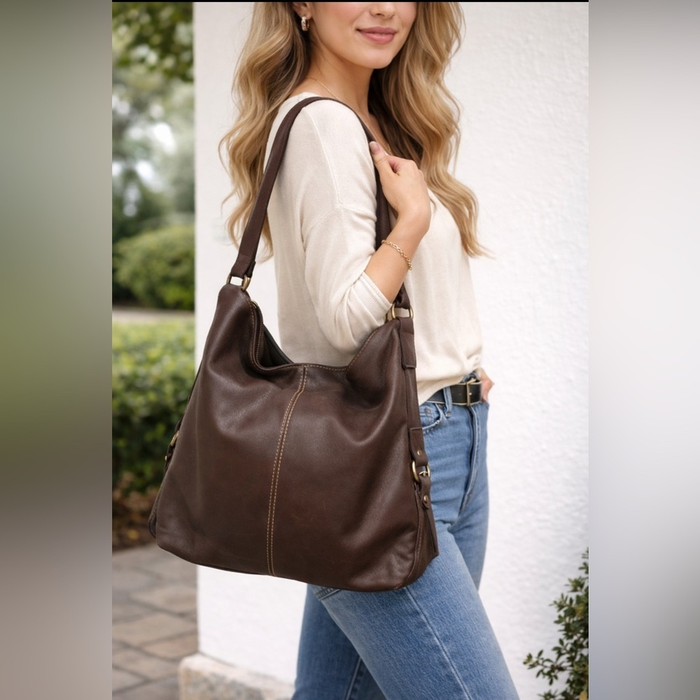 Eddie Bauer Brown Hobo Bag